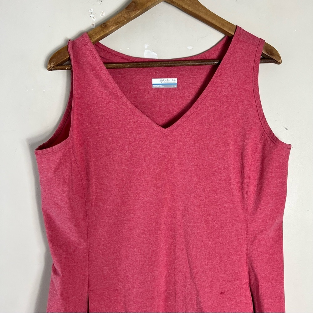 Columbia Womens Anytime Casual III Sun Dress Size Large Pink Lightweight - Picture 4 of 12